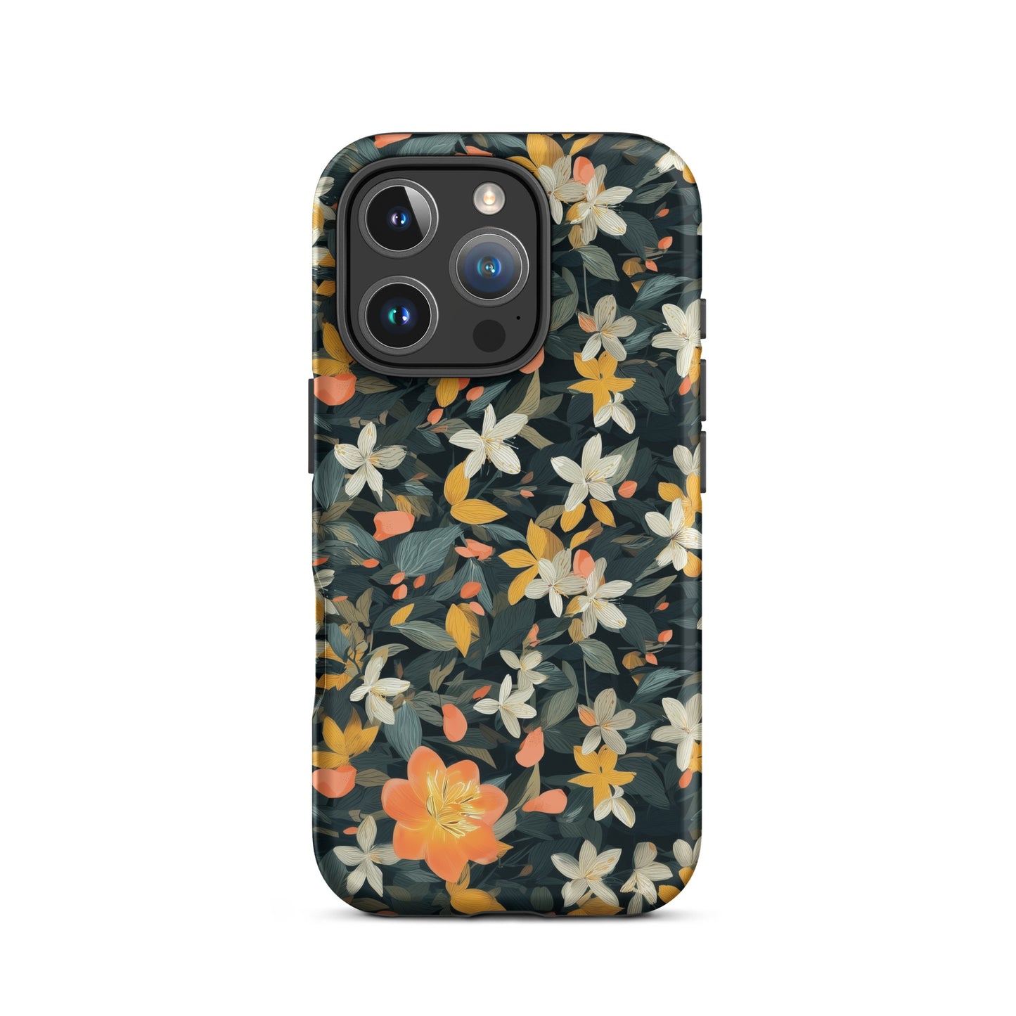 Mint and jasmine floral cover for iPhone by Sweet and Savage.