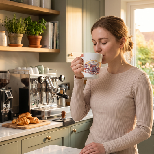 Coffee Time – Ceramic Latte Mug