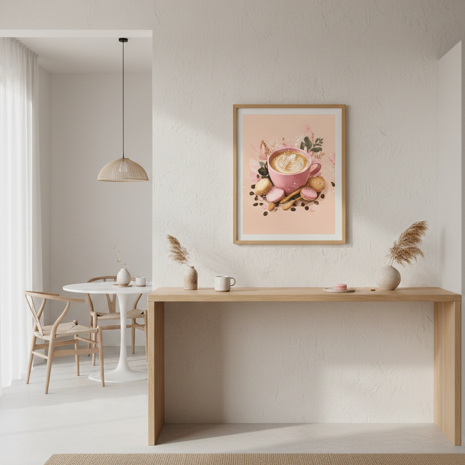 Coffee & Indulgence - Paper poster