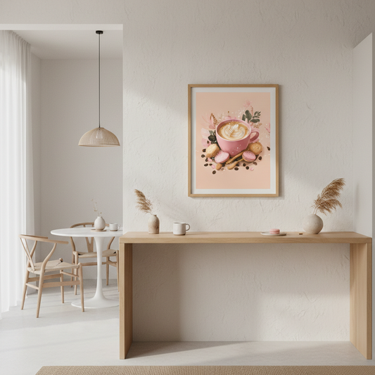 Coffee & Indulgence - Paper poster