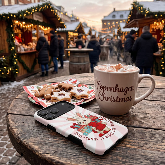 Some Bunny is Ready for Christmas – Protective Tough Case für iPhone