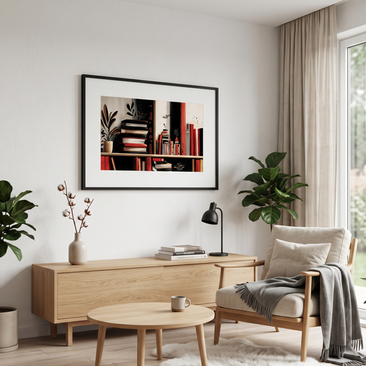 Books Books and More Books Framed Poster | Literary Wall Art