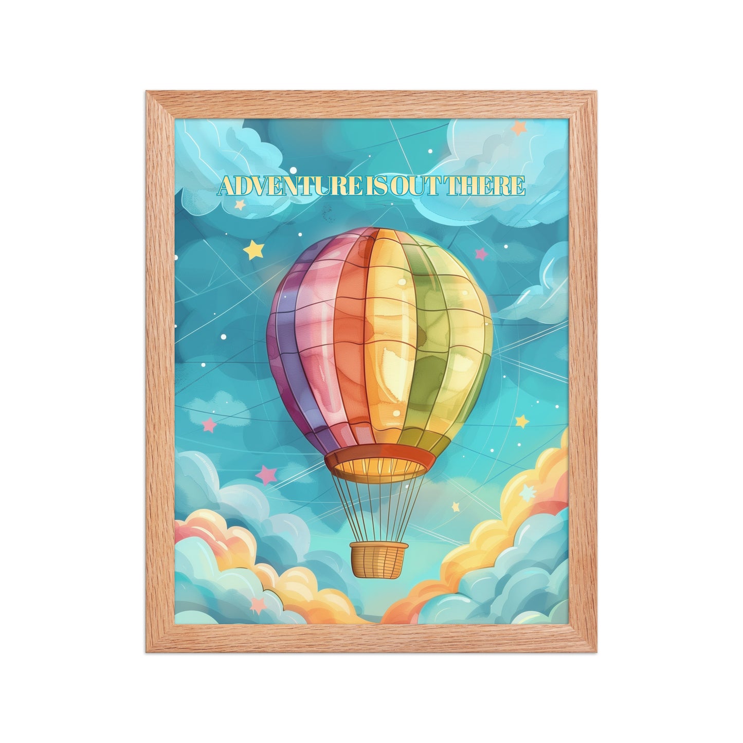 Adventure is out there - Framed Poster
