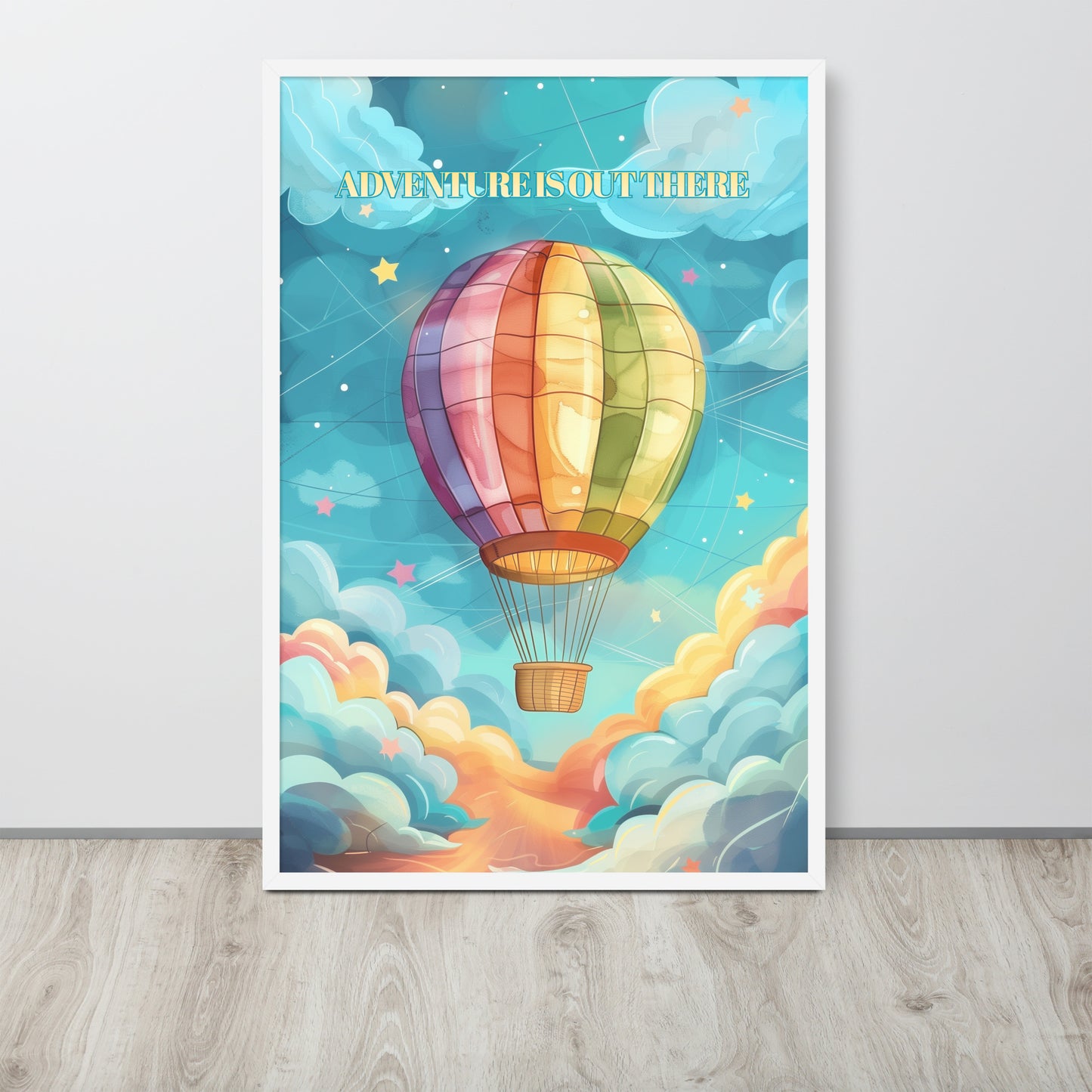 Adventure is out there - Framed Poster