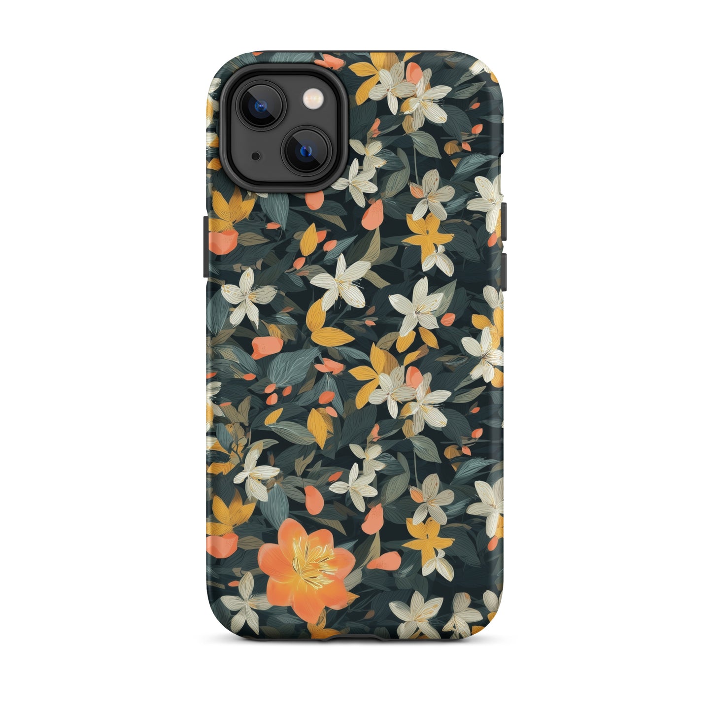 Mint and jasmine floral cover for iPhone by Sweet and Savage. 