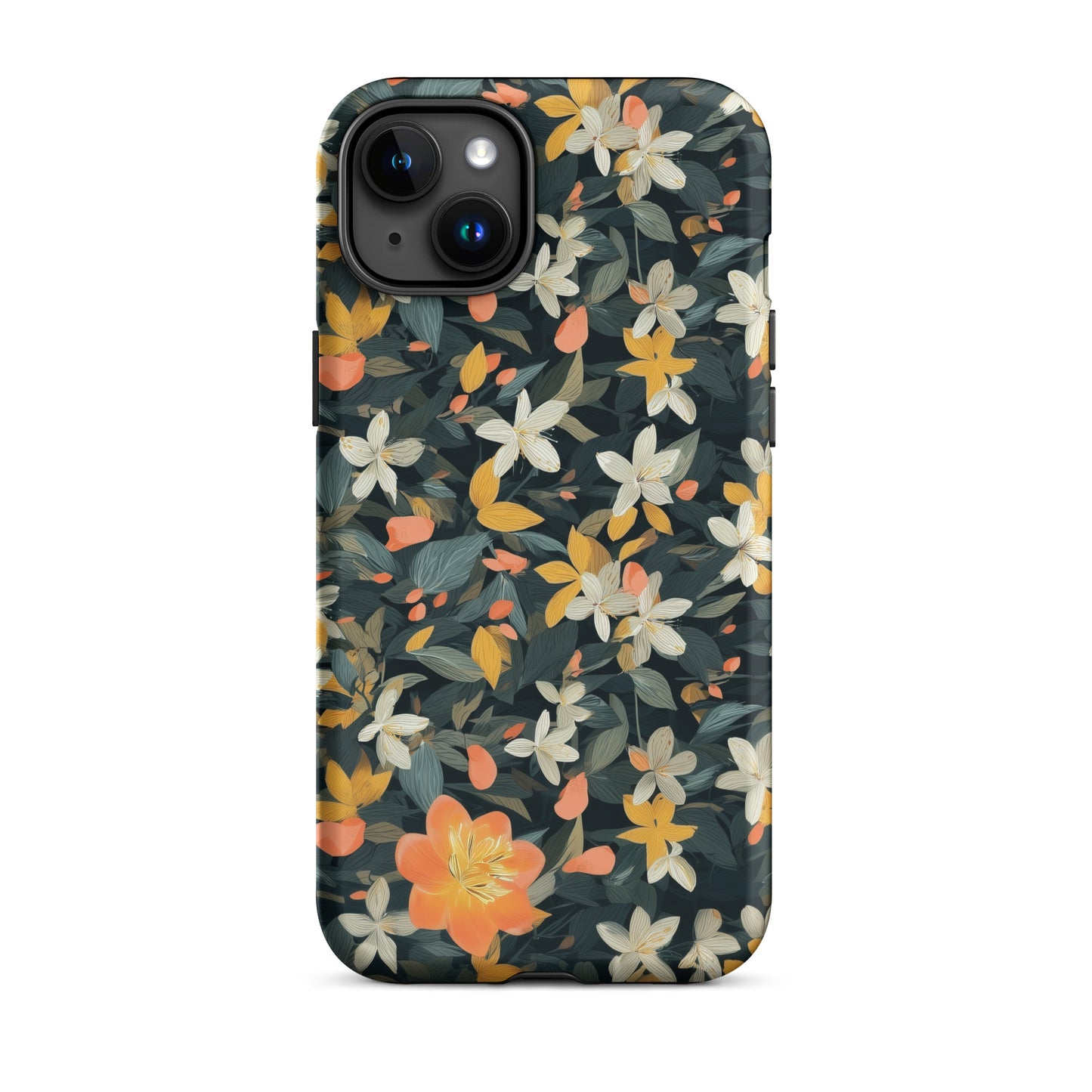 Mint and jasmine floral cover for iPhone by Sweet and Savage. 